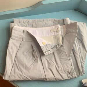Tibi Men's Light Gray Chinos